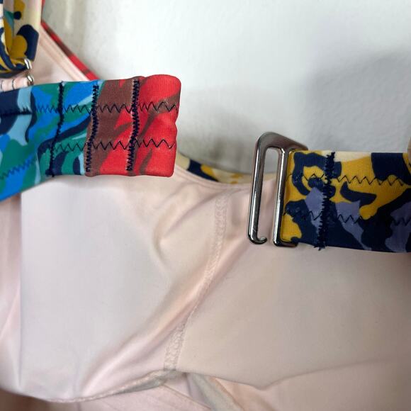 Athleta Square Neck Tankini Top and Bottoms Swimsuit Swim Bora Bora 34 B C S M - Picture 12 of 17